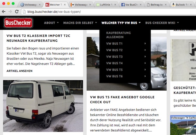 VW Bus Rubriken gehen auf Modellspezifische Fragen ein BusChecker Wiki