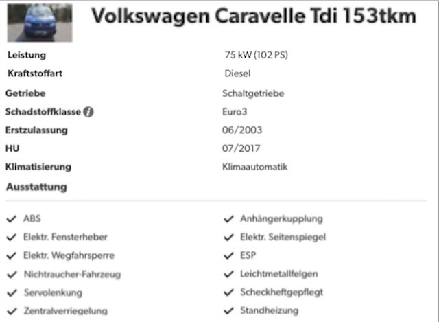 VW Bus Kauf leicht gemacht VW Bus Checker Referenz 05 2017