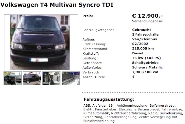 T4 Multivan Syncro Kaufberatung BusChecker