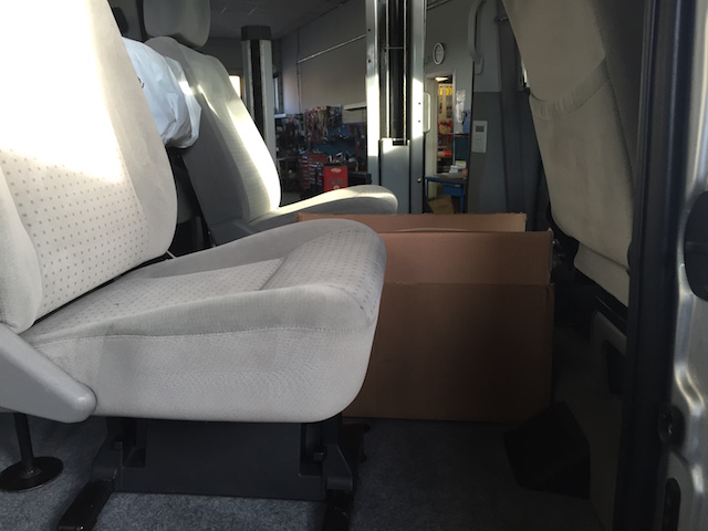 VW Bus T4 Kühlbox WAECO einstellen mit beiden Sitzen