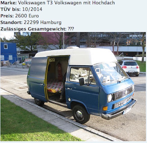 T3 Postbus zu verkaufen InserateCheck mit dem VW Bus Gutachter