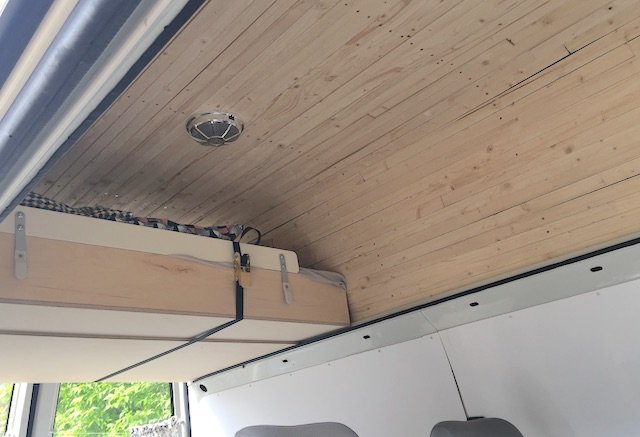 VW Bus Dach Innen Ausbau Holz