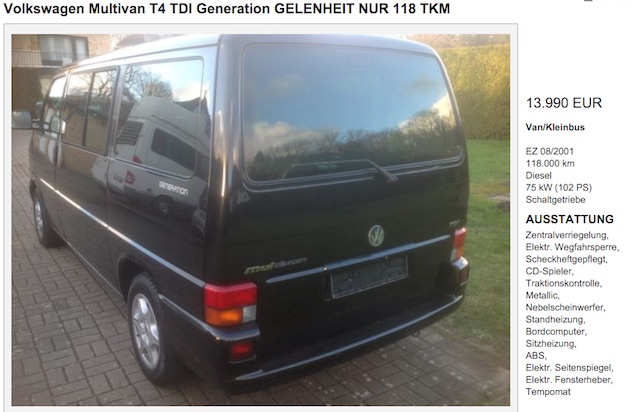 VW Bus T4 Multivan Preiswert kaufen mit dem BusChecker