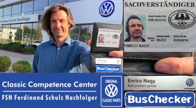 VW Bus Checker Sachverständiger classic competenc center VW FSN Rostock