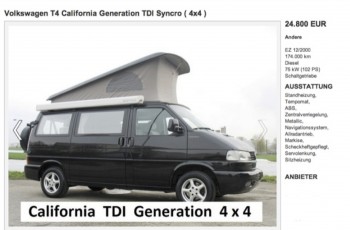 T4 Syncro California Genration KlappDachCamper Kaufberatung VW Bus Checker