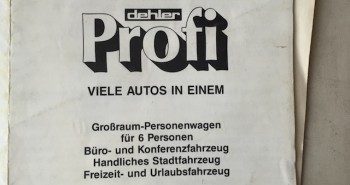 T3 Dehler Profi Prospekt 1986