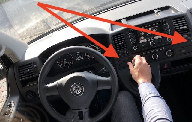 Schalter für Sitzheizung VW Bus T5 Gebrauchtwagentest