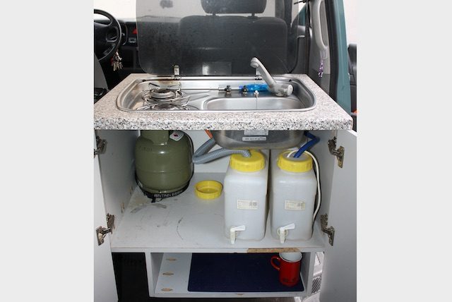 Küchenbox Sitzschienen Küchenschrank VW Bus T4
