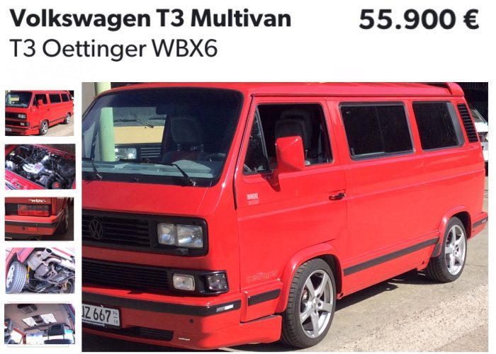 VW Bus T3 Oetting WBX 6 Kaufpreis 2022 