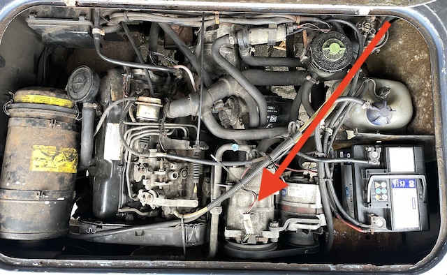 Klimakompressor VW Bus T3 Diesel Reparatur